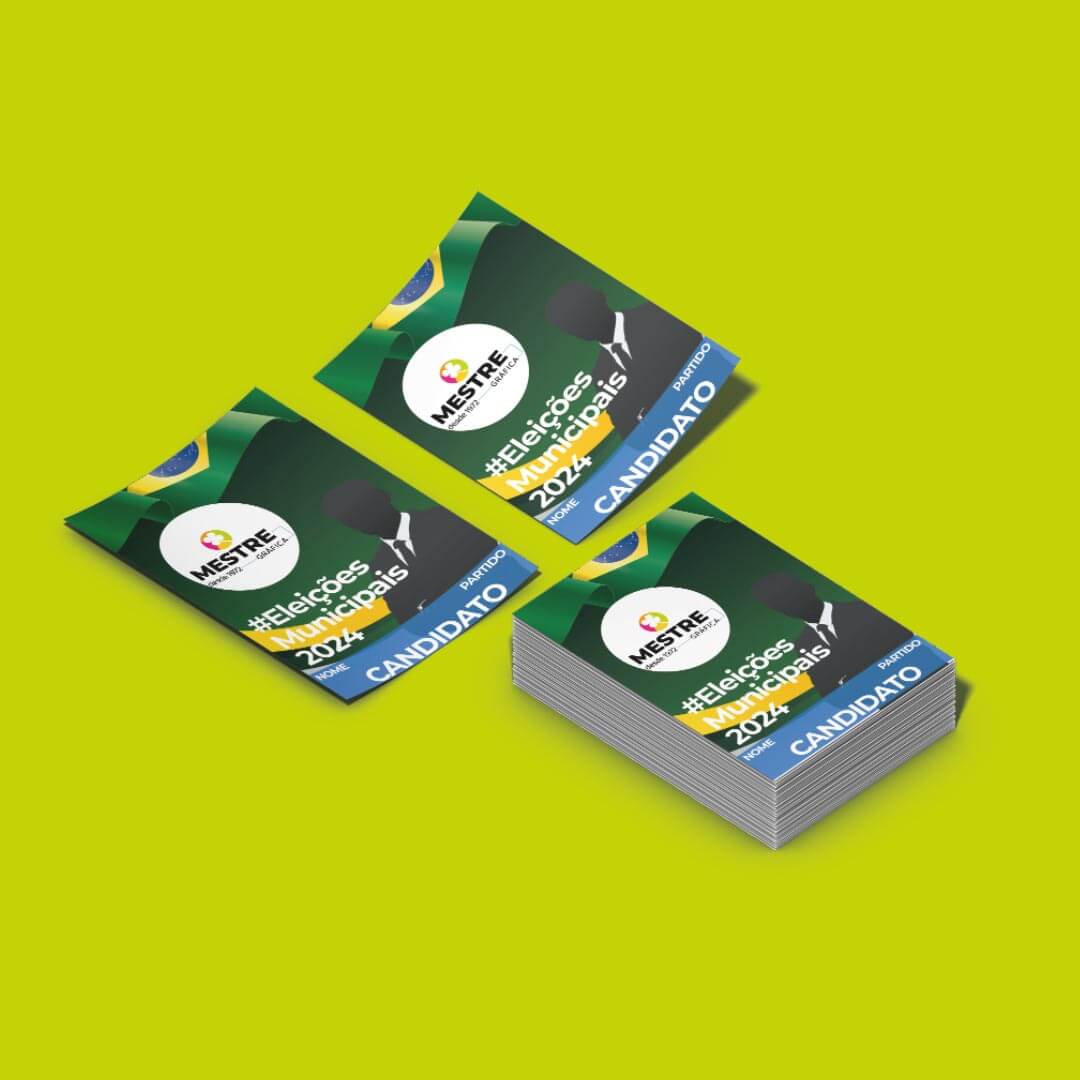 Material Gráfico para Campanhas Eleitorais Municipais 2024